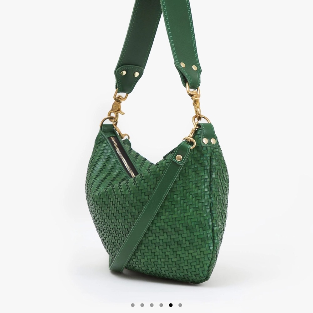 Clare V Evergreen Woven Crossbody Bag - Picture 5 of 8
